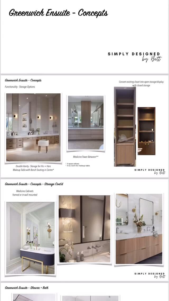 Design Phase II - Concepts + Budgets

This step of the process is where we share design concepts with you to confirm we’re on the same page with the design direction. We highlight elements that need to be included in the design and also confirm how the functionality of the space will be incorporated. We review everything including hard finishes, soft elements, plumbing fixtures, lighting, patterns, shapes, moods and anything else that will help us nail down the design. 

Every space included in the design will be reviewed. 

How would you describe your design style?

@simplydesignedbybett 
📸Pinterest+Instagram
#designconcept #design #interiordesign #liveableluxury #yyzdesigner #ensuite #bathroomdesign